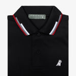 Men's Lines Collar Golf Polo Shirt-JAMES BARK