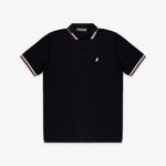 Men's Lines Collar Golf Polo Shirt-JAMES BARK