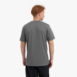 Men's Crew Neck Jersey T-Shirt — Quiet Shade/White - JAMES BARK