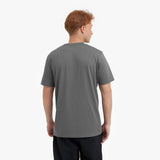 Men's Crew Neck Jersey T-Shirt — Quiet Shade/White - JAMES BARK