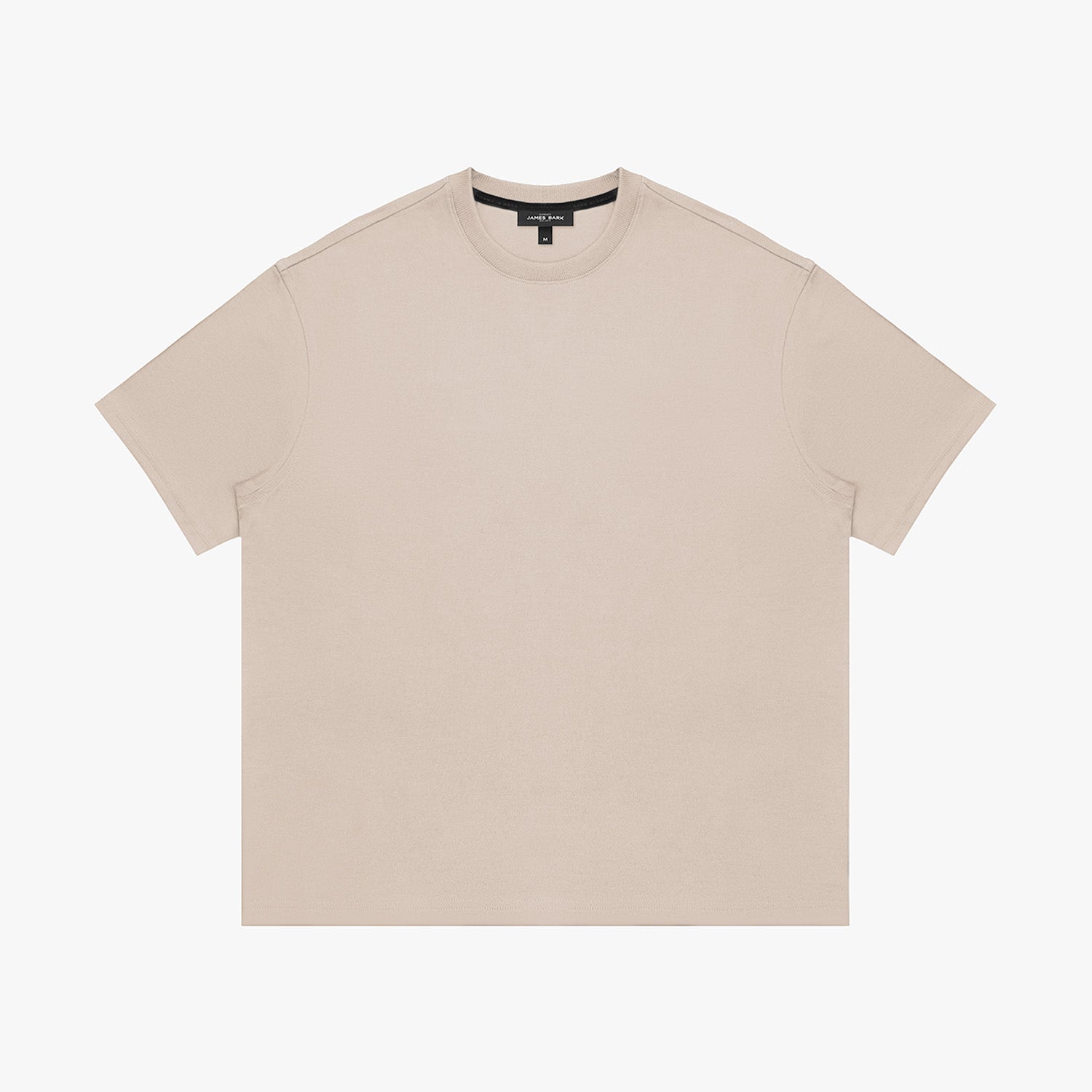 Men's Relaxed Pima Cotton T-Shirt — Light Taupe - JAMES BARK