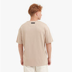Men's Relaxed Pima Cotton T-Shirt — Light Taupe - JAMES BARK