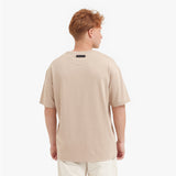 Men's Relaxed Pima Cotton T-Shirt — Light Taupe - JAMES BARK