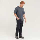 Men's Relaxed Pima Cotton T-Shirt — Turbulence - JAMES BARK