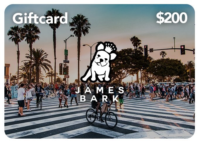 200$ GIFT CARD-JAMES BARK