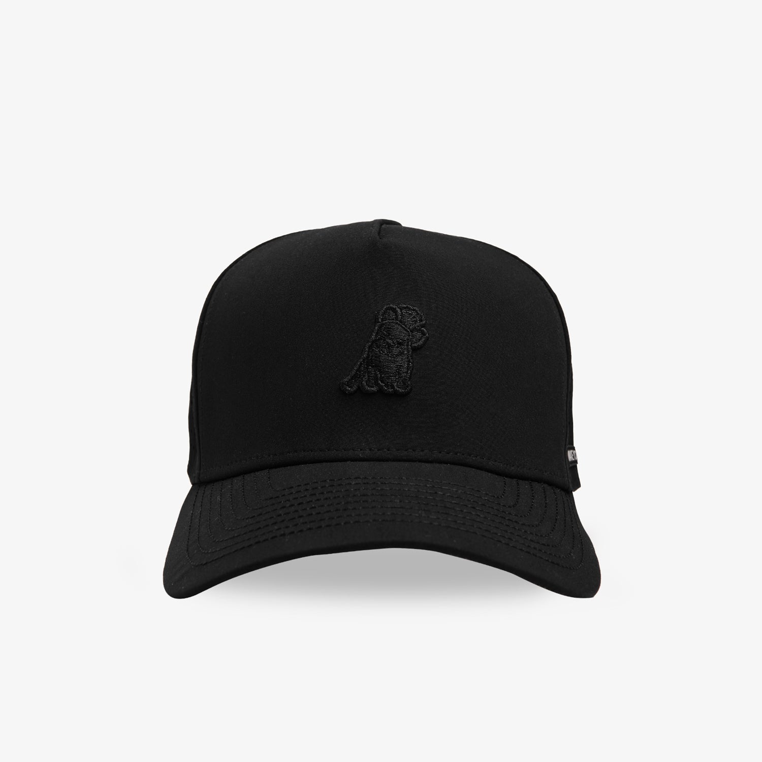 3D Dog Logo Recycled Cap in Black - JAMES BARK