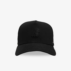 3D Dog Logo Recycled Cap in Black - JAMES BARK