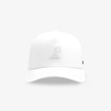 3D Dog Logo Recycled Cap in White - JAMES BARK