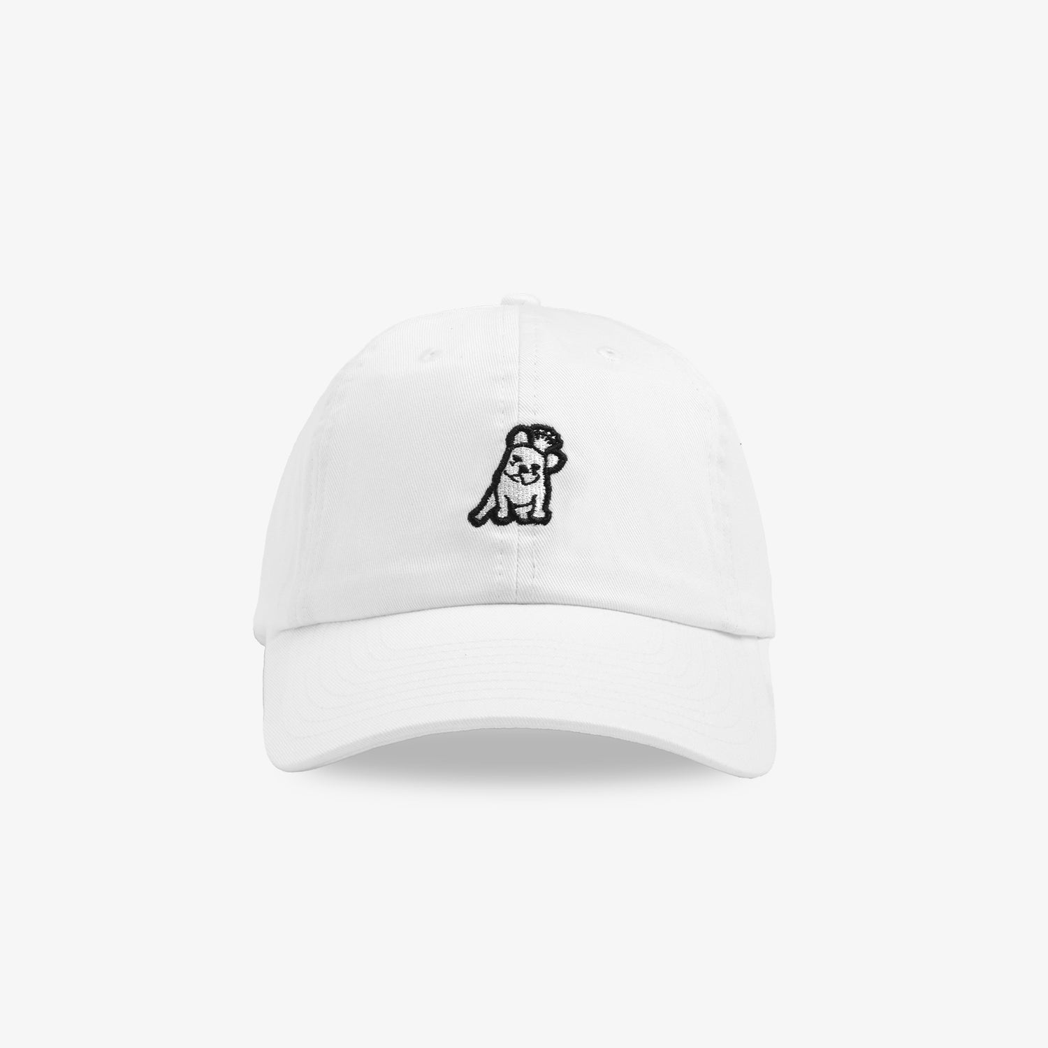 Classic Dad Cap in White - JAMES BARK