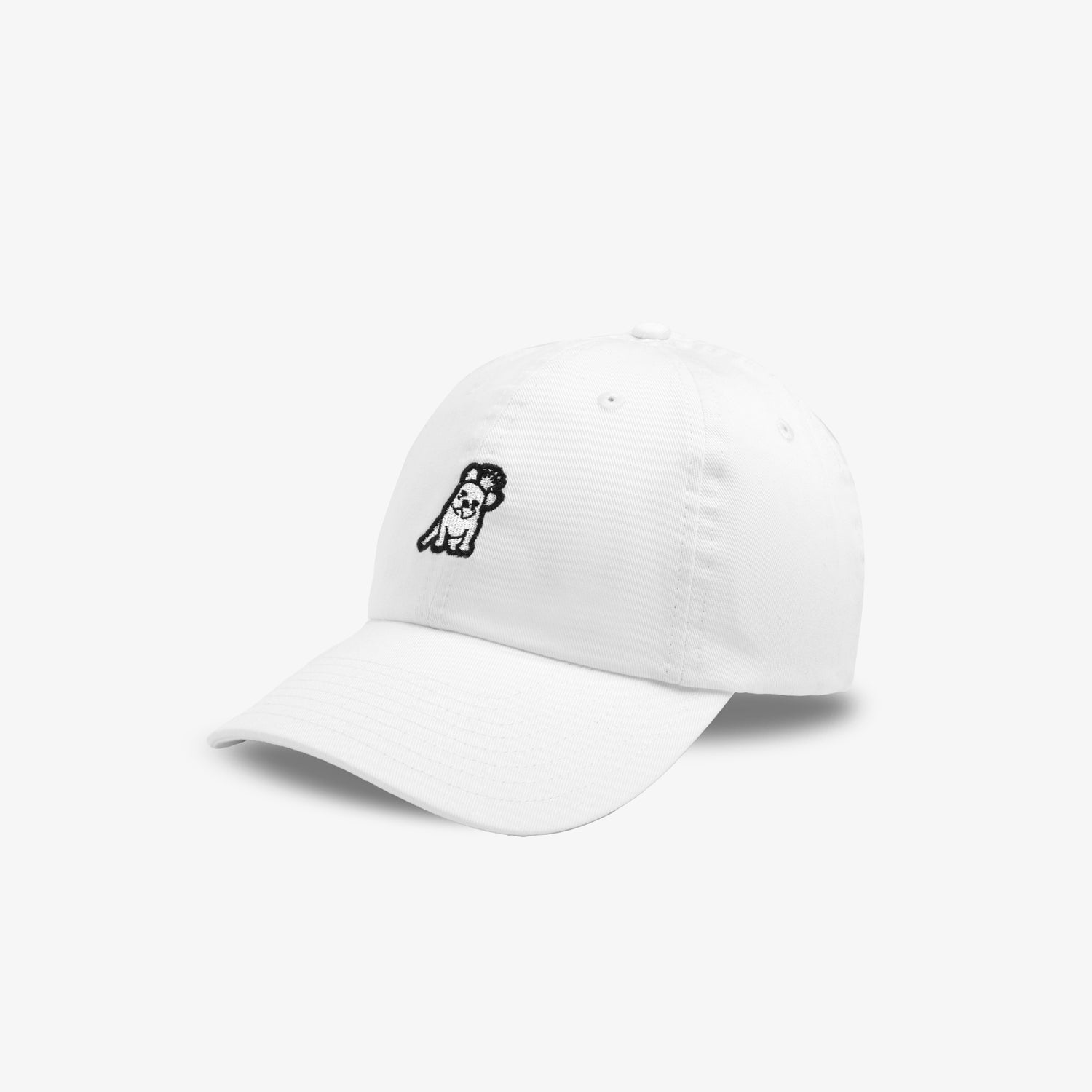 Classic Dad Cap in White - JAMES BARK
