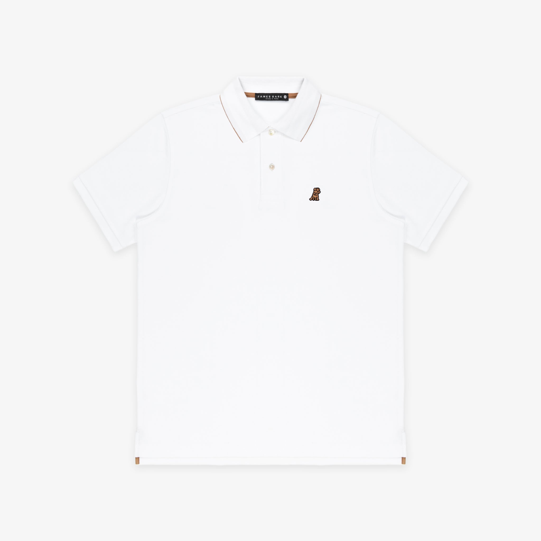 Kid's White Special Edition Polo Shirt - JAMES BARK
