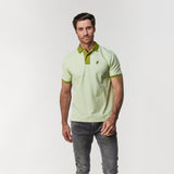 Men's Color Block Collar Polo Shirt - JAMES BARK