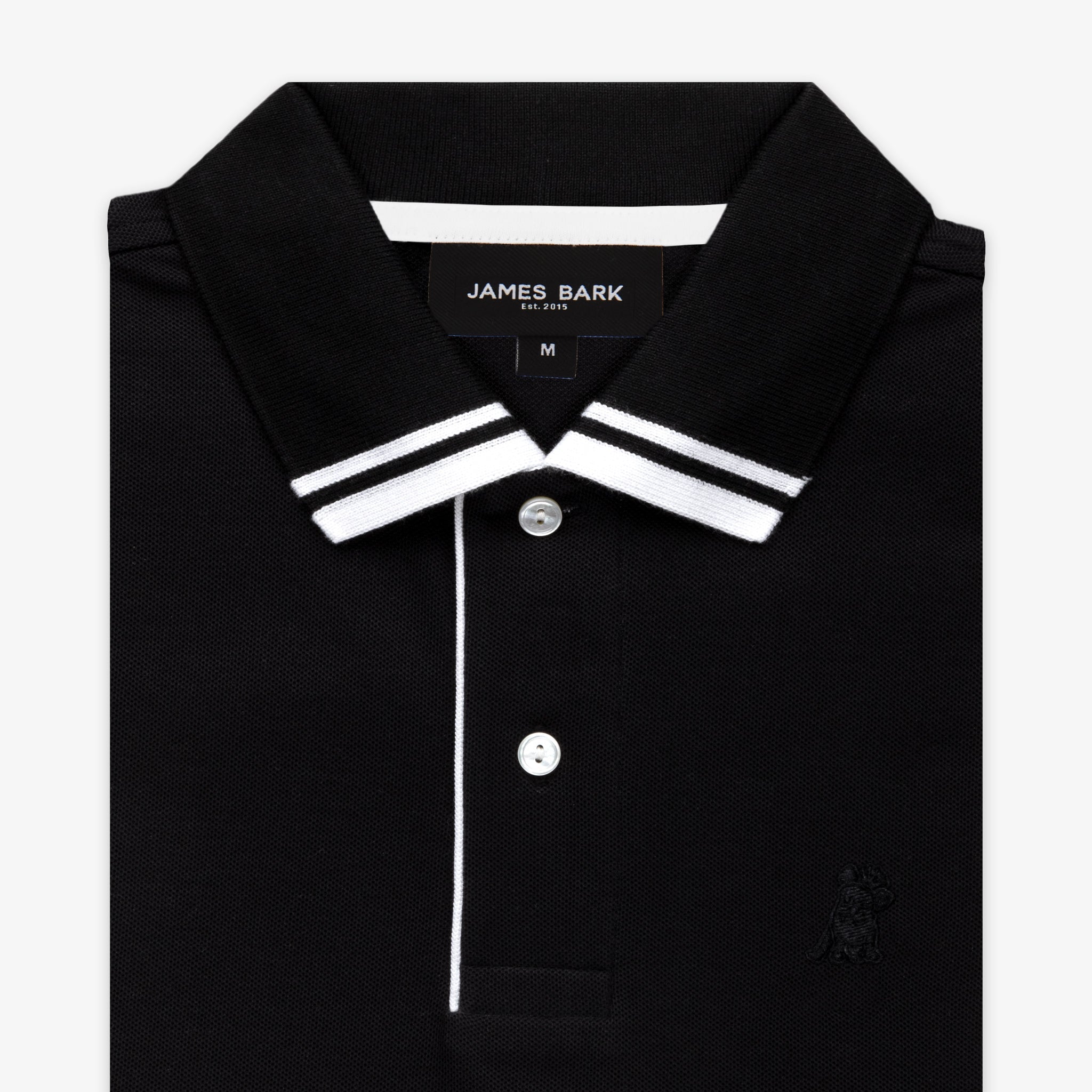 Men's Striped Accents Polo Shirt - JAMES BARK