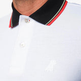Men's Striped Accents Polo shirt - JAMES BARK